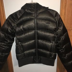 north face puffy winter coat size small